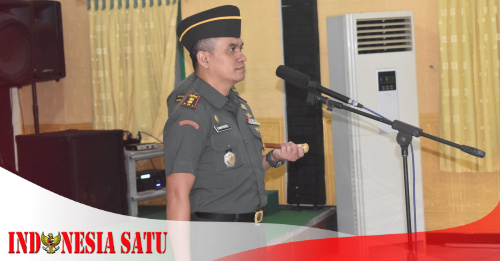 Dandim 0716/ Demak Pimpin Korp Raport Sertijab Perwira Staf dan Danramil Jajaran